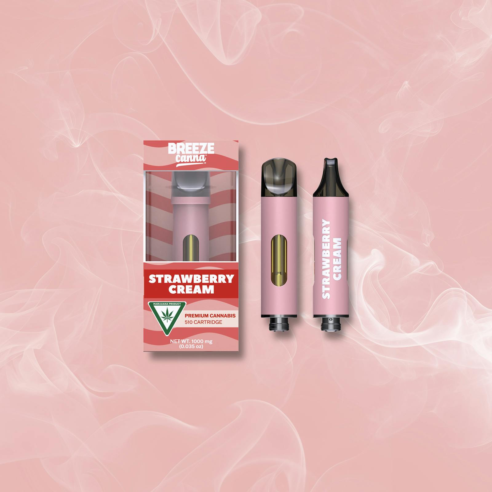 Product: Strawberry Cream - Classic 1g 510 Vape Device