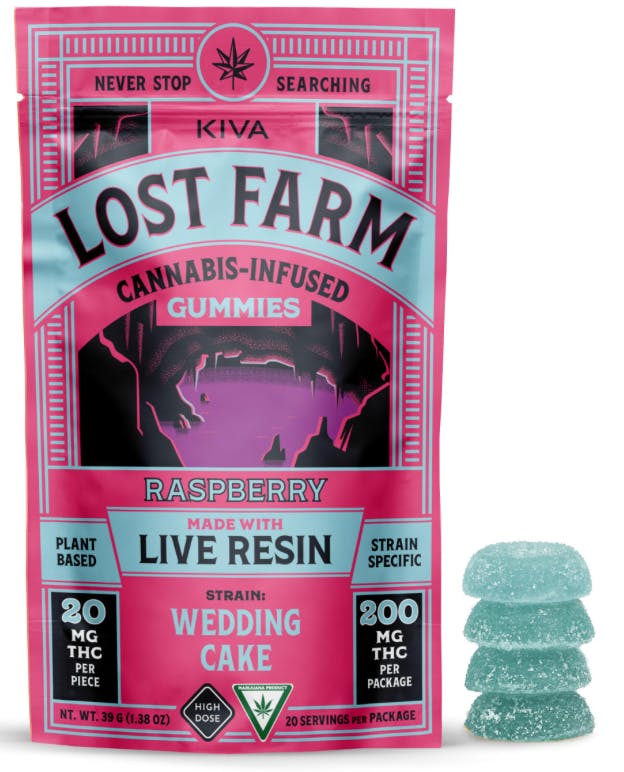 Lost Farm | Live Resin Gummies - 200mg - Raspberry