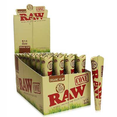 Product: Raw | Organic Hemp 1 1/4 Cones | 6pk