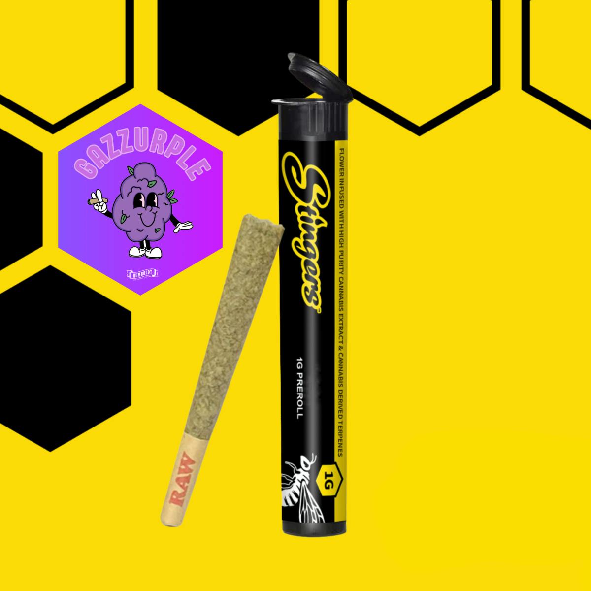 Stingers | Gazzurple | Hash Rosin Infused Prerolls