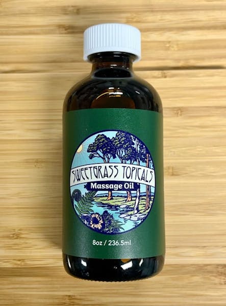 Infused Massage Oil 1:1 (THC:CBD) - 500mg - Sweetgrass Botanicals