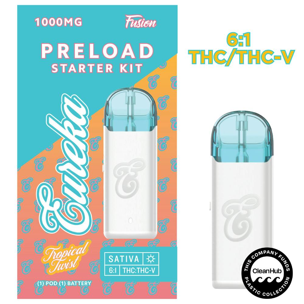 EUREKA Tropical Twist (6:1 THC/THCV) | Disposable Vape | 1g