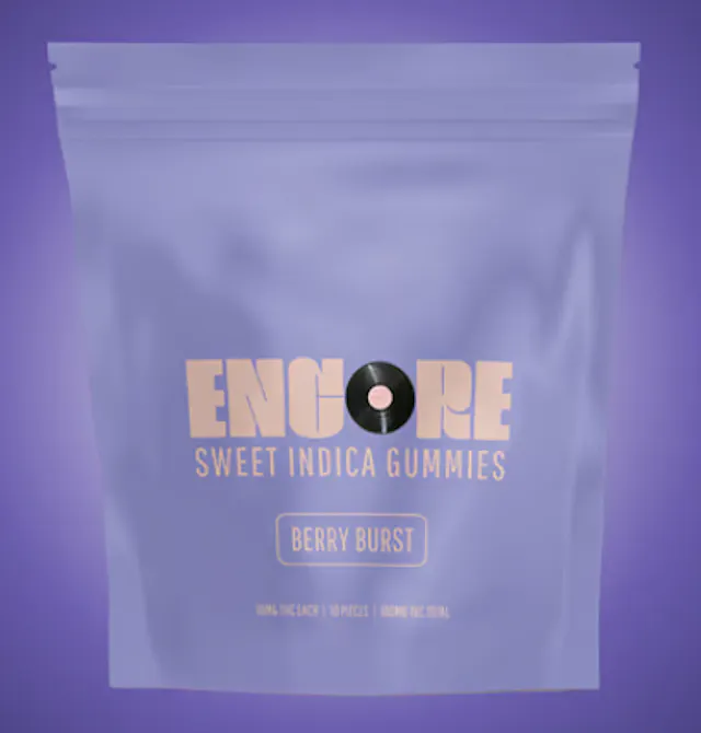 Encore Gummies Berry Burst 10pk/100mg (indica, 2.8g)