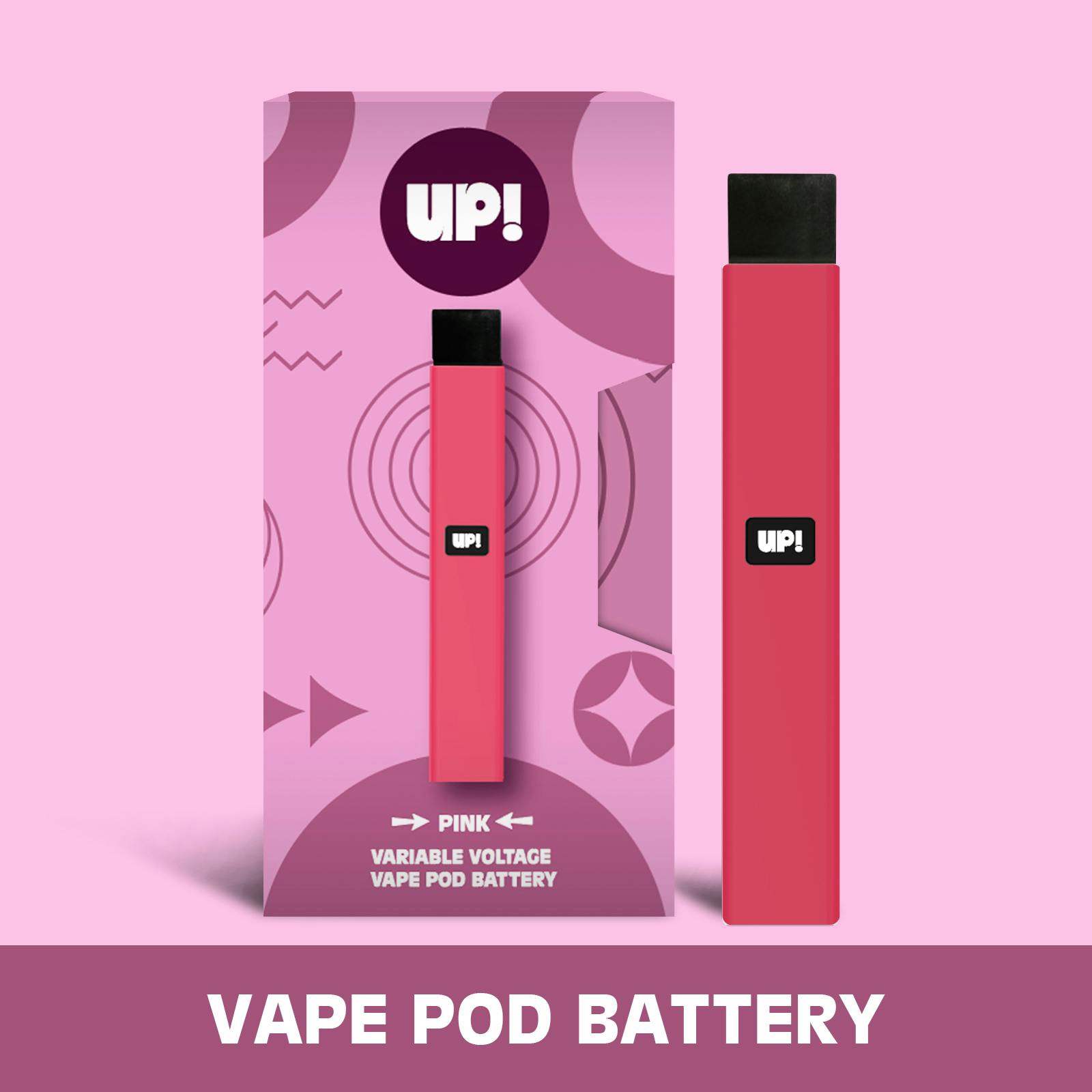 UP! - Pod Variable Battery (Pink) | Wellgreens - Lemon Grove