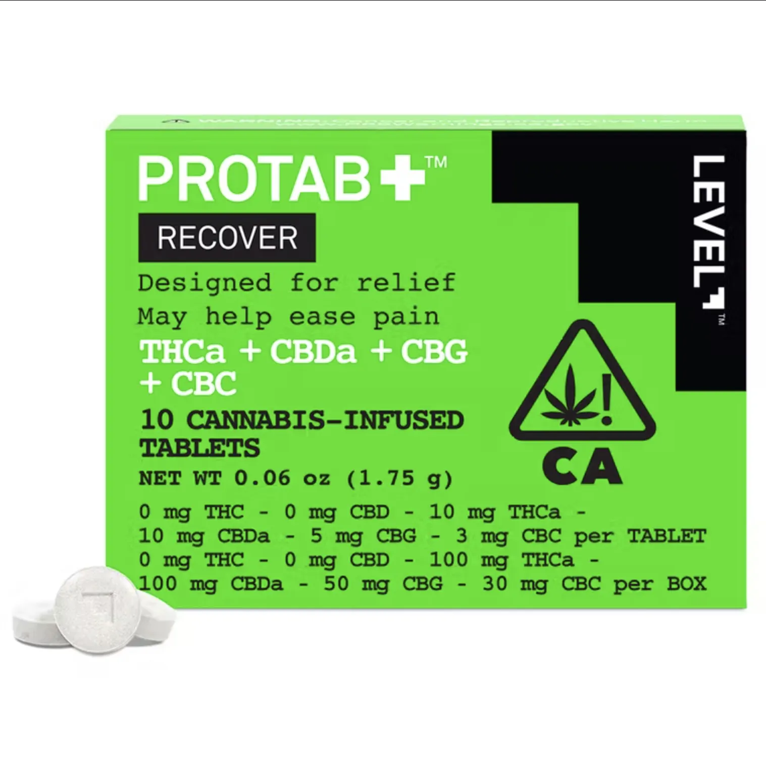 Level Protab + Recover 10pk 370mg | Harborside (Oakland)