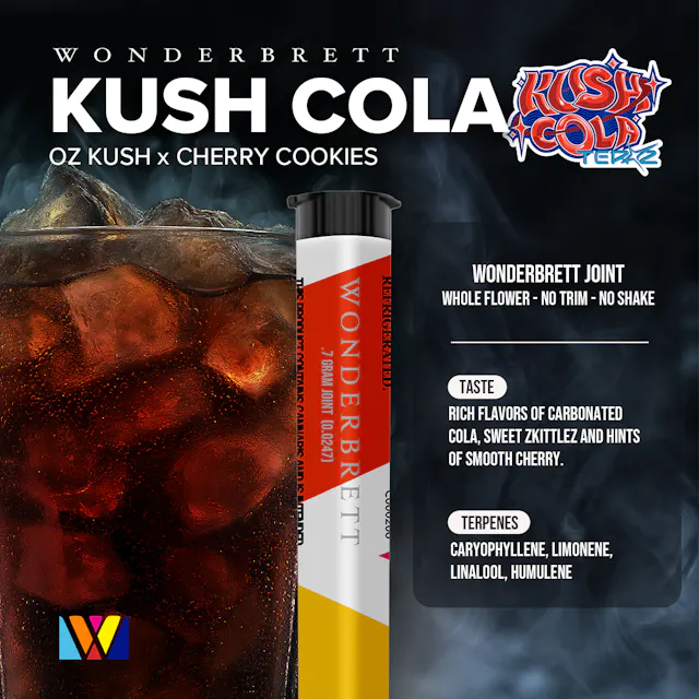 Wonderbrett Pre-Roll Kush Cola .7g (hybrid, singles)