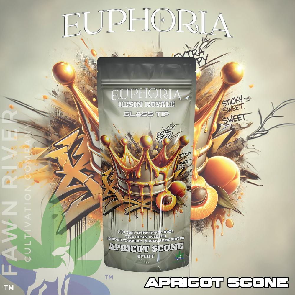 Euphoria - Live Resin Royale Pre-roll 1.3g - Apricot Scone - Uplift | Cloud  Cannabis - (GR 28th St.)