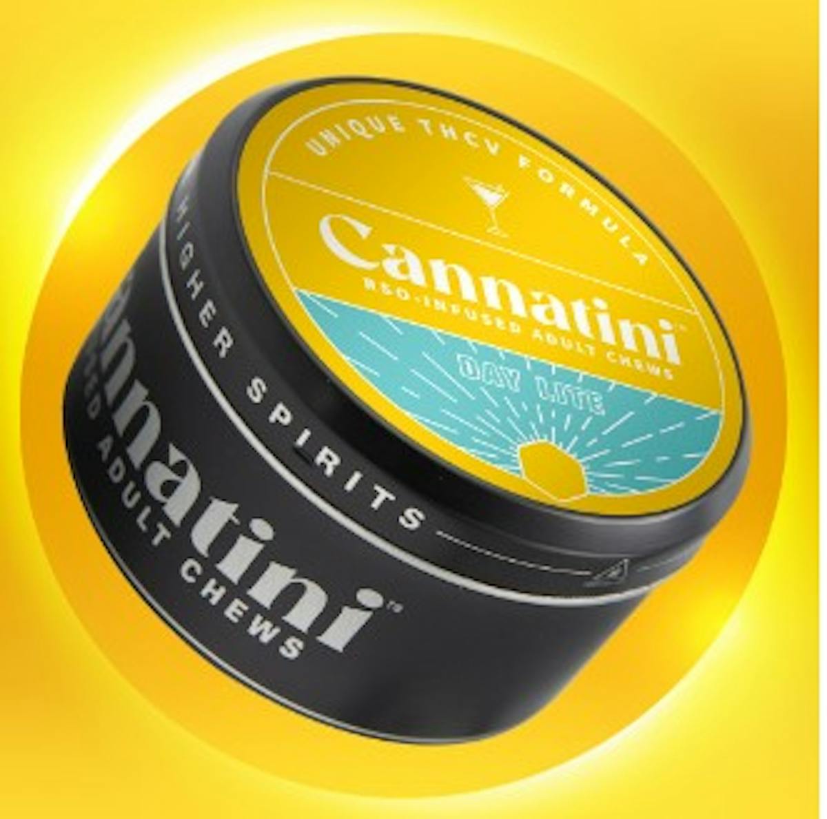 Photo of Cannatini 1:1 Peach Tequila Sunrise RSO Gummies 100mg 20pk (THC:THCV)