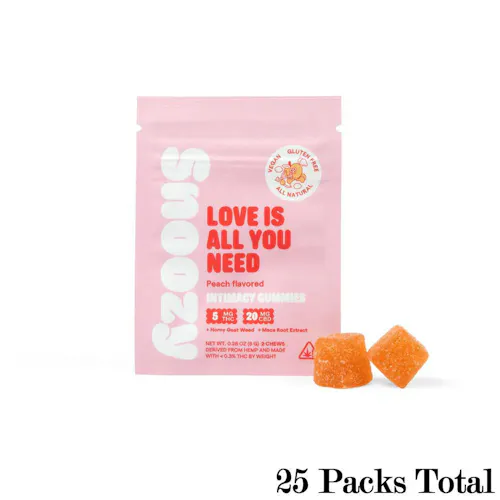 Snoozy | Love Is All You Need | Edible | 20 Pk | Hybrid-active