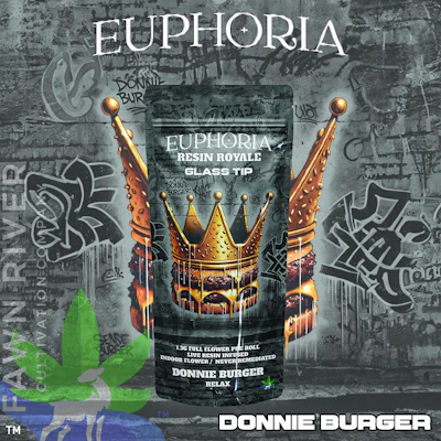 Euphoria - 1.3g Live Resin Infused Preroll - Donnie Burger