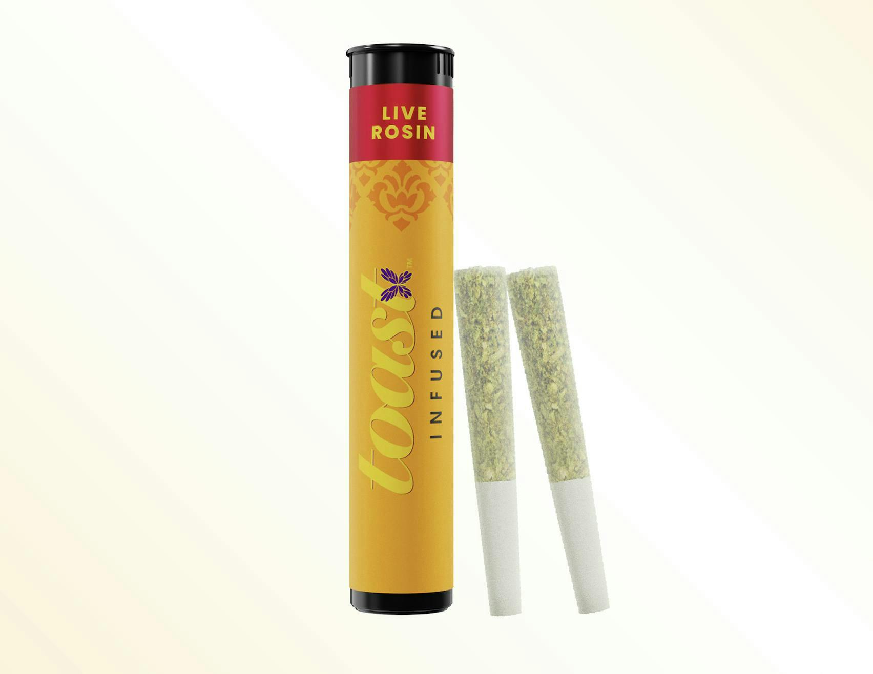 Toast | Gorilla Punch | Live Rosin Infused Pre-Roll 2pk