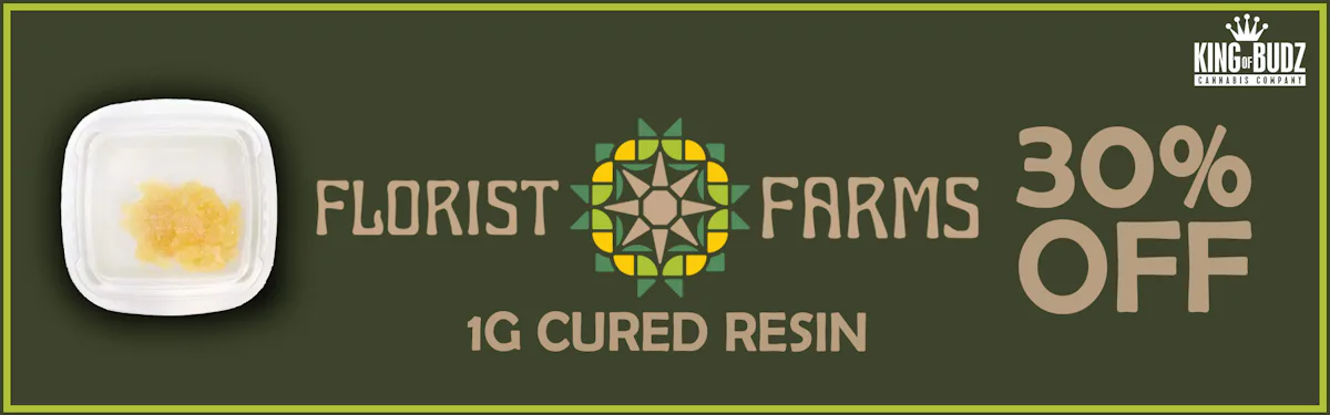 Florist Farms - 1g Cured Resin - 30 Percent OFF