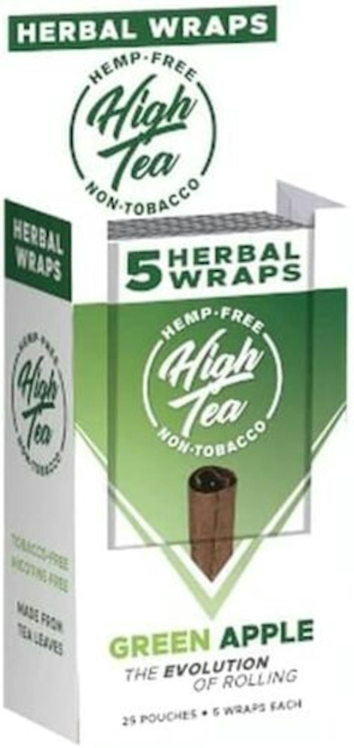 Image of Green Apple Herbal Wraps 5pk | HighTea
