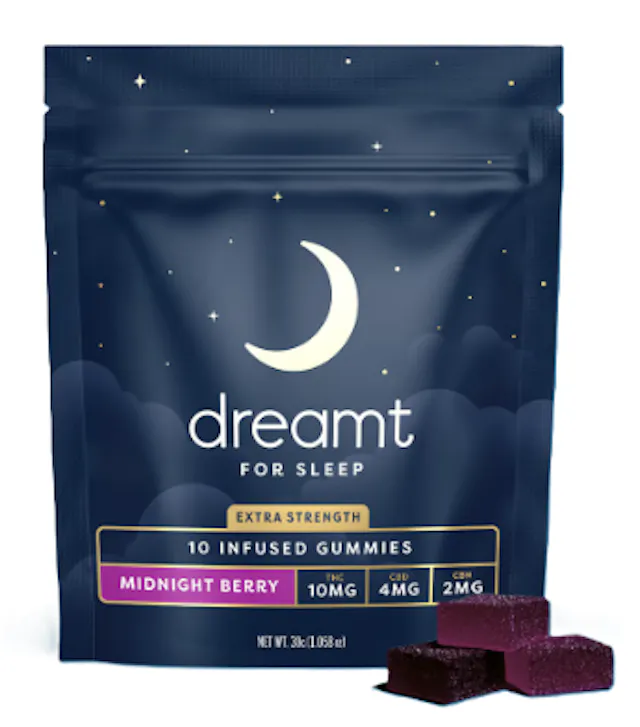 Dreamt Soft Lozenge Midnight Berry 10pk/100mg (indica, lozenges, 2.8g)