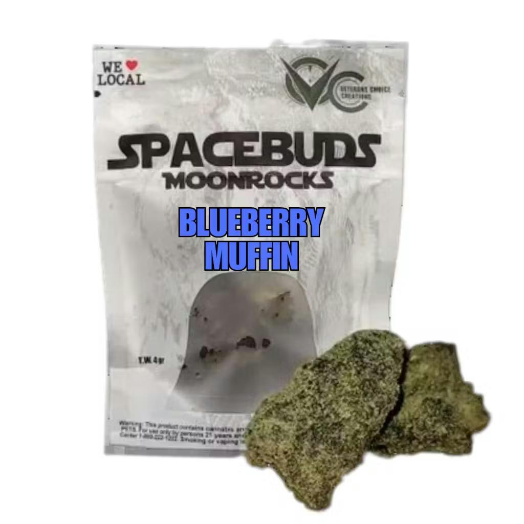 Spacebuds - 4g Moon Rocks - Blueberry Muffin