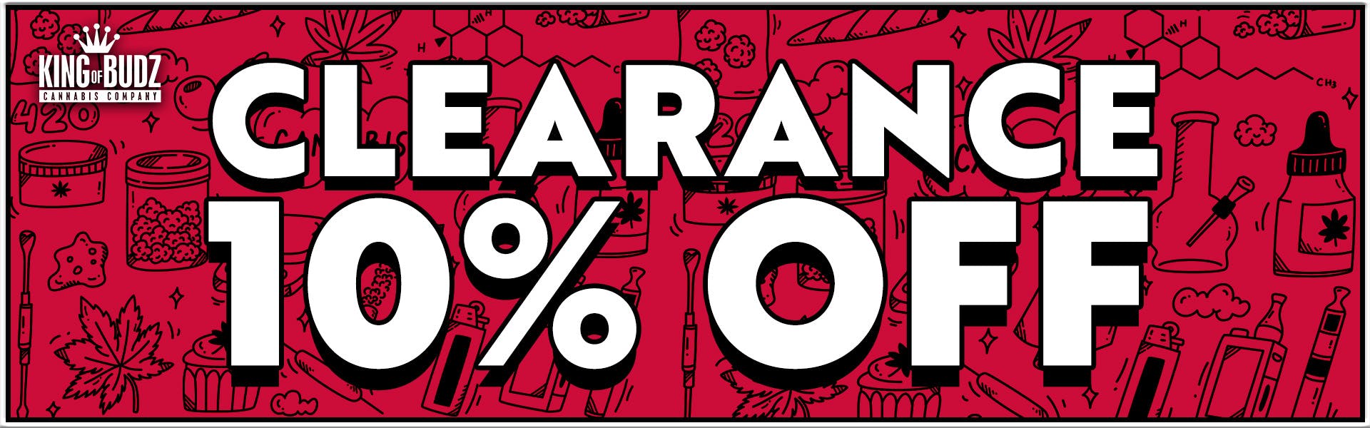 Clearance - 10 Percent OFF
