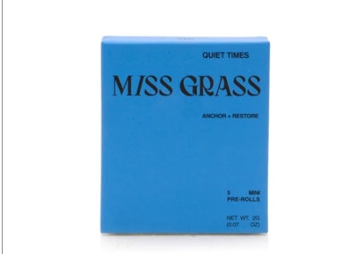 Product AWH Miss Grass Prerolls - Quiet Times 2g (5pk)
