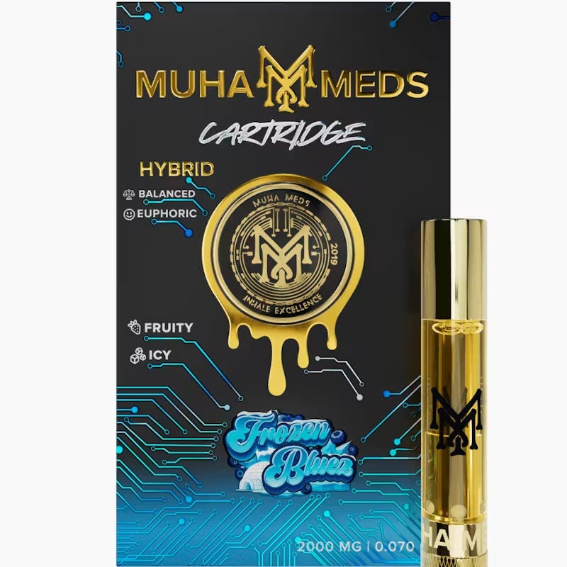 Muha Meds - 2g Cart - Frozen Blues