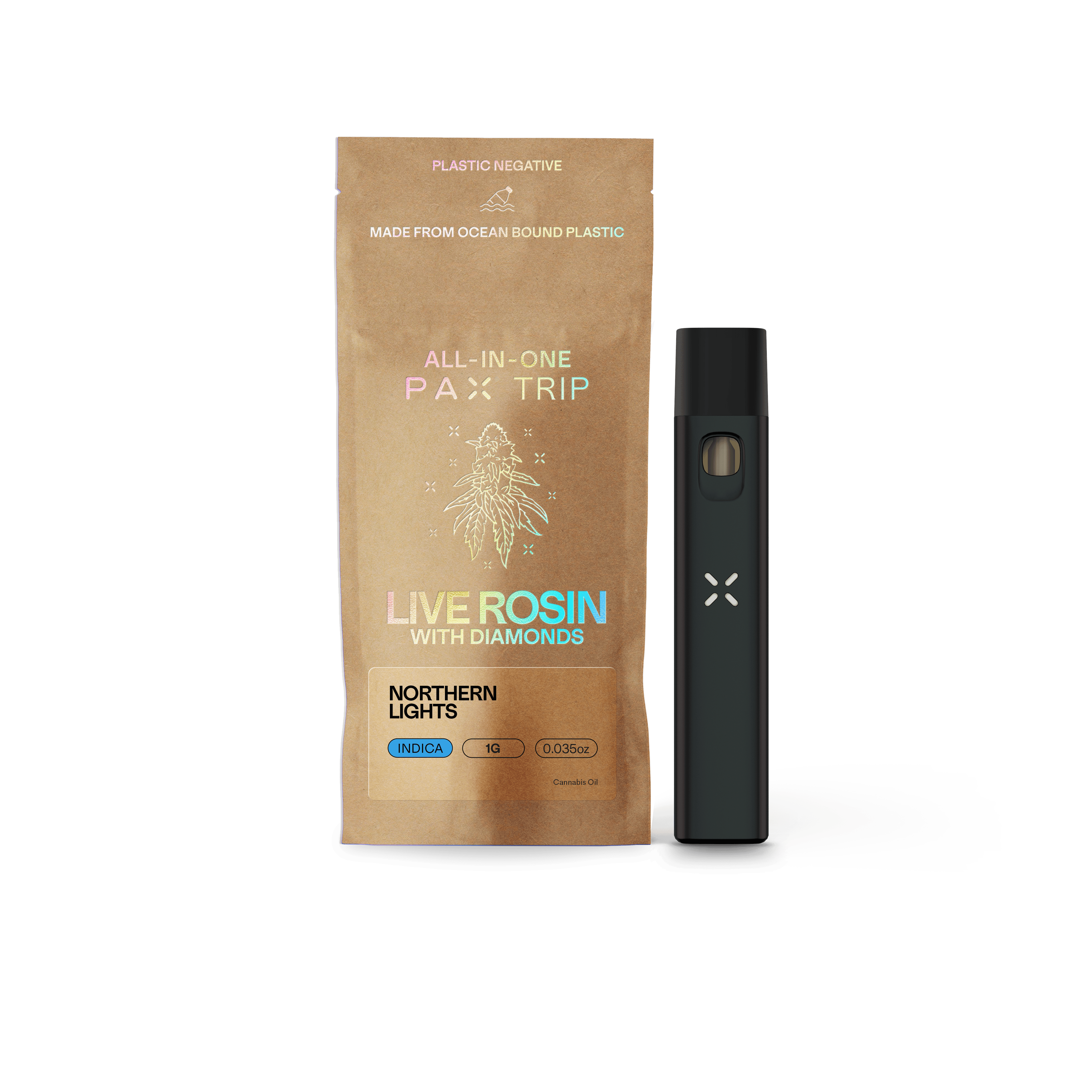 Live Rosin with Diamonds | Northern Lights 1g | AIO