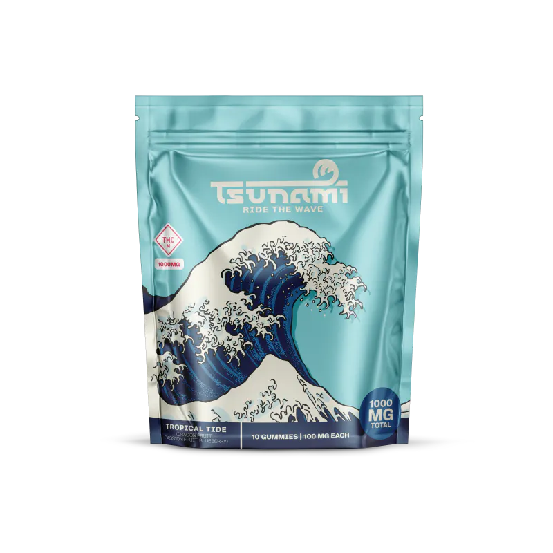 TSUNAMILURES　SLAPPHAPPYBEAVER　BVCOLOR　美品 Tsunami | Gummies | Tropical Tide 1000mg at Flora Farms Lee's Summit