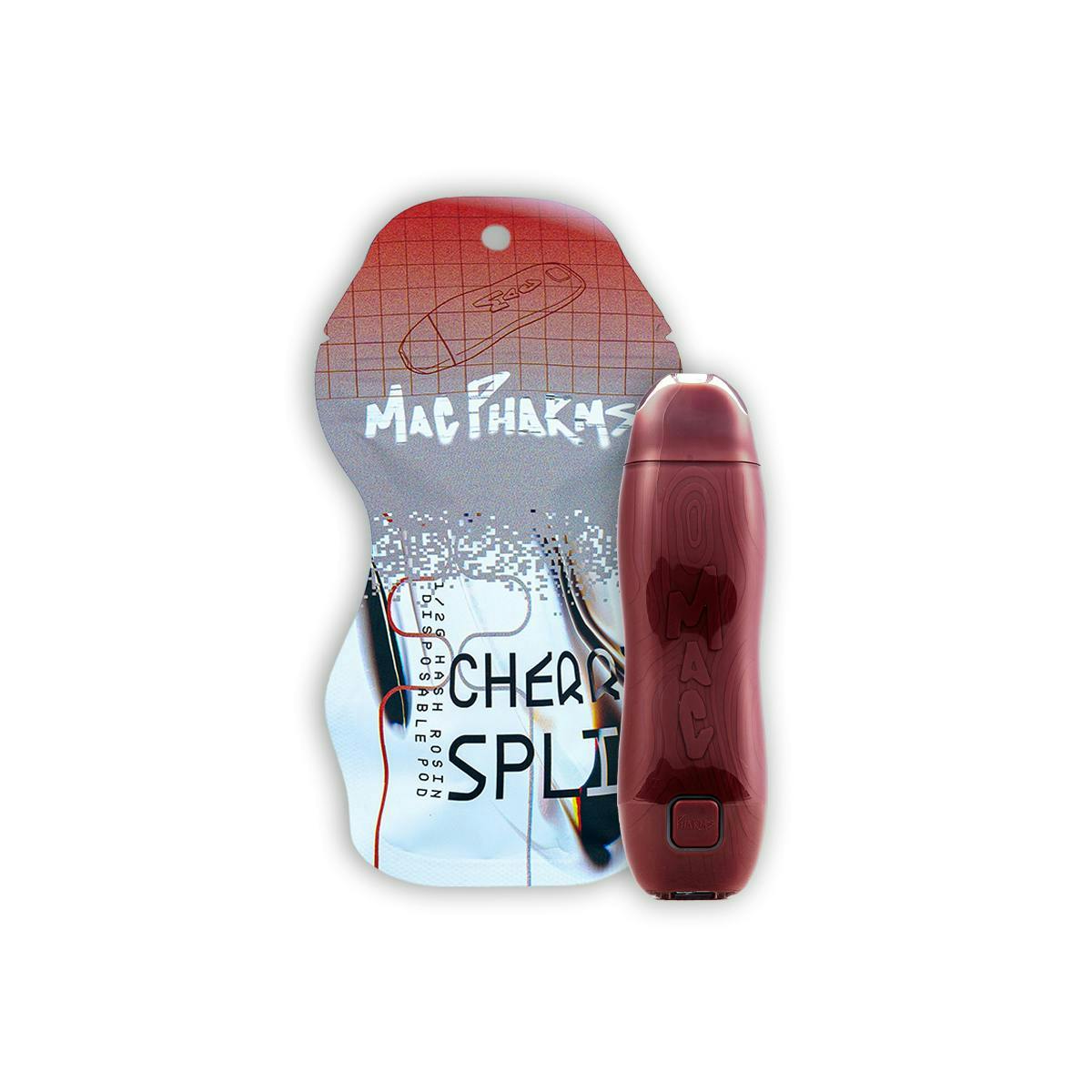 Mac Pharms - .5g Hash Rosin Disposable - Cherry Split