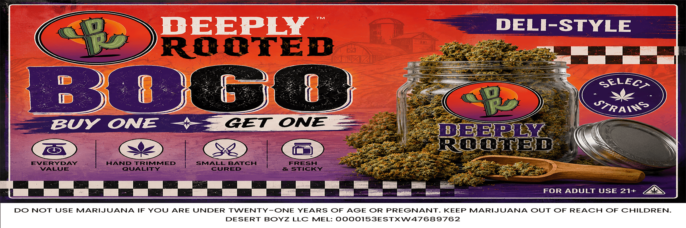 BOGO | Deli Flower | Select Strains