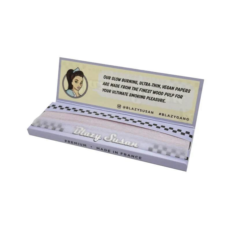 Blazy Susan | Purple | 1&1/4  Rolling Paper 50 ct
