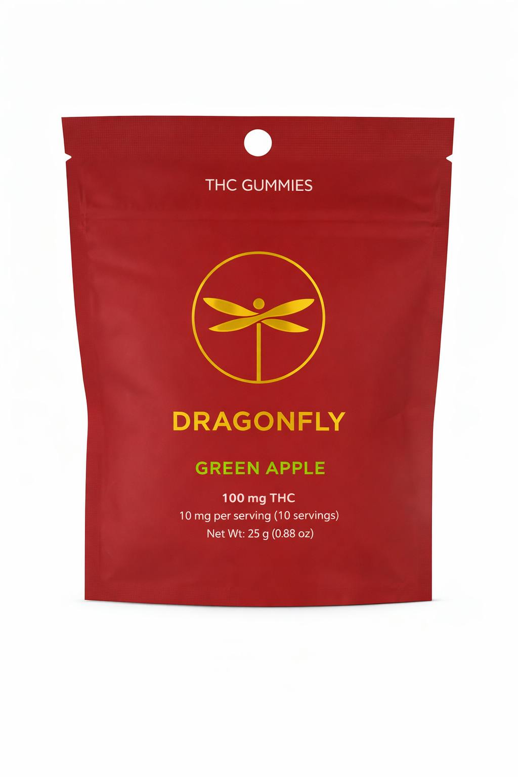 Dragonfly - 100mg Gummies - Green Apple