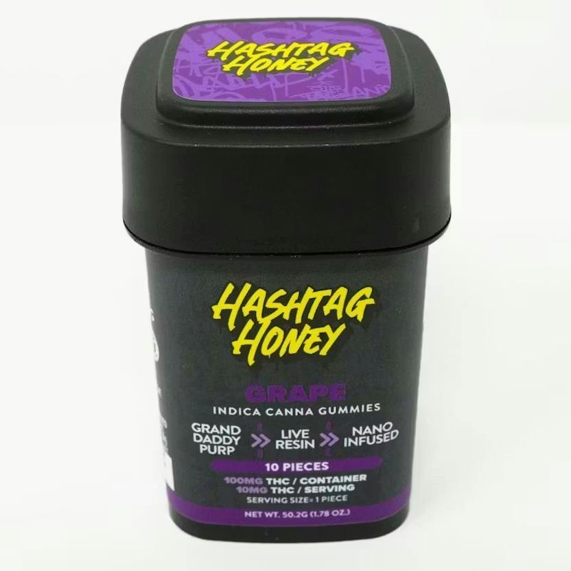 Hashtag Honey Edible Gummies Grape Live Resin