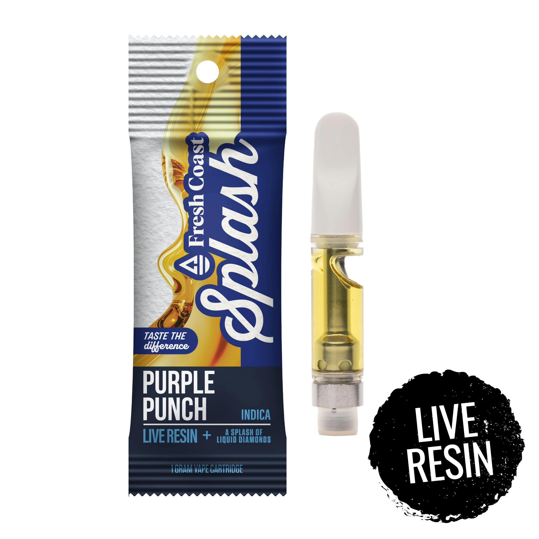 SPLASH | Live Resin Vape Cart - 1g - Purple Punch
