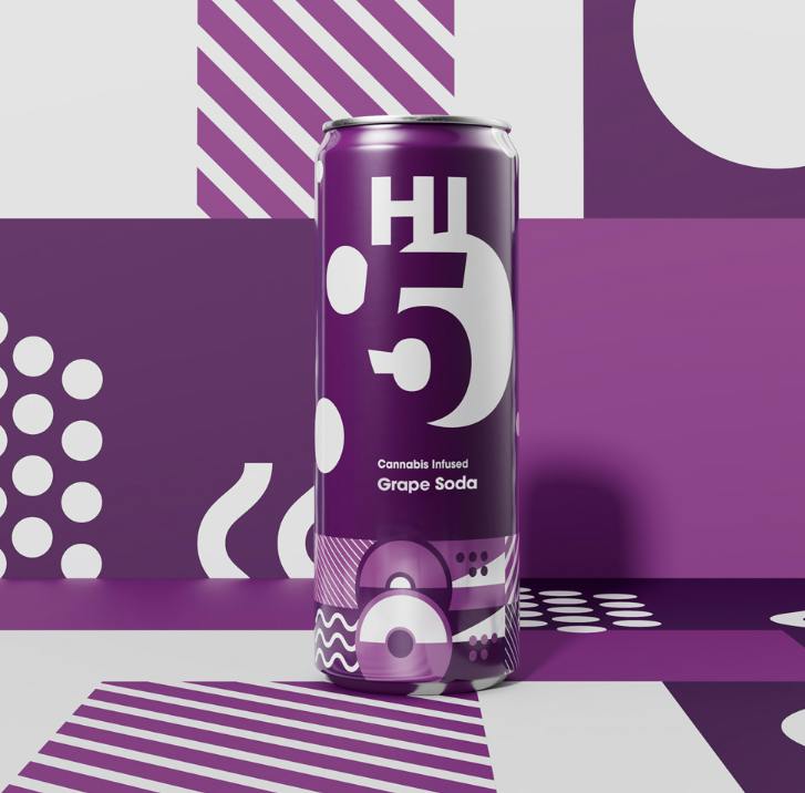 Grape - Soda 4pk (20mg) - Hi5 - Zahara Cannabis
