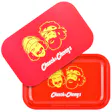 Cheech Chong's™ x Metal Rolling Tray Yellow Logo 11"x7