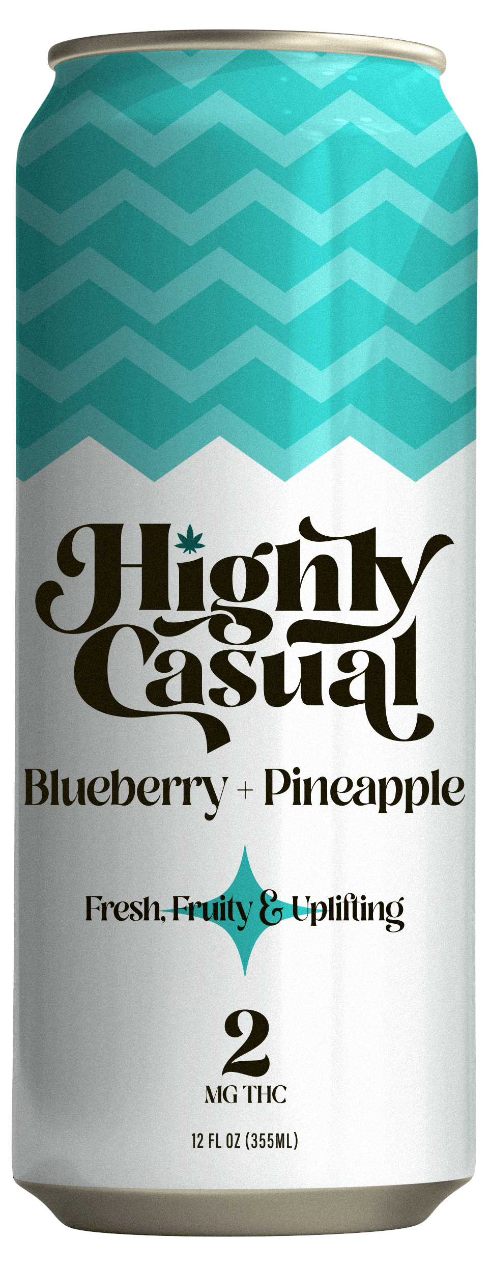 Product: High Five | Blueberry + Pineapple | Infused liquid Seltzer | 5mg | Hybrid