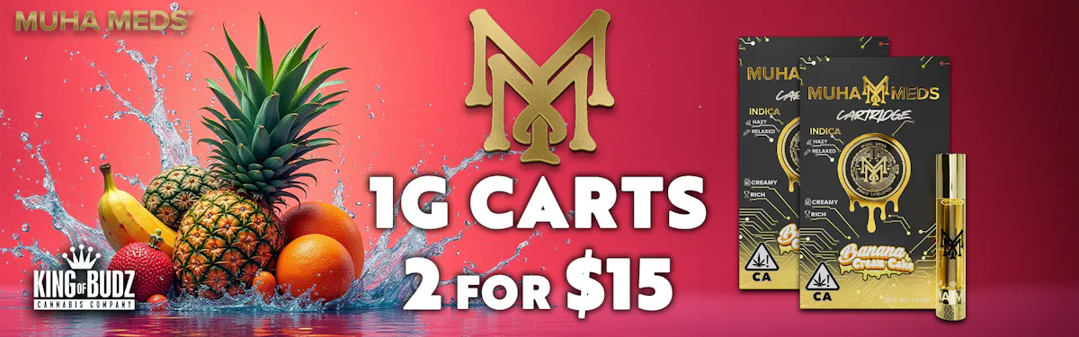 Muha 1G Carts 2/$15 (7/20-8/2)