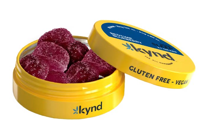 Photo of Kynd Sleep Bedtime Blueberry (I) 2:1 THC:CBN Gummies 5mg 20pk
