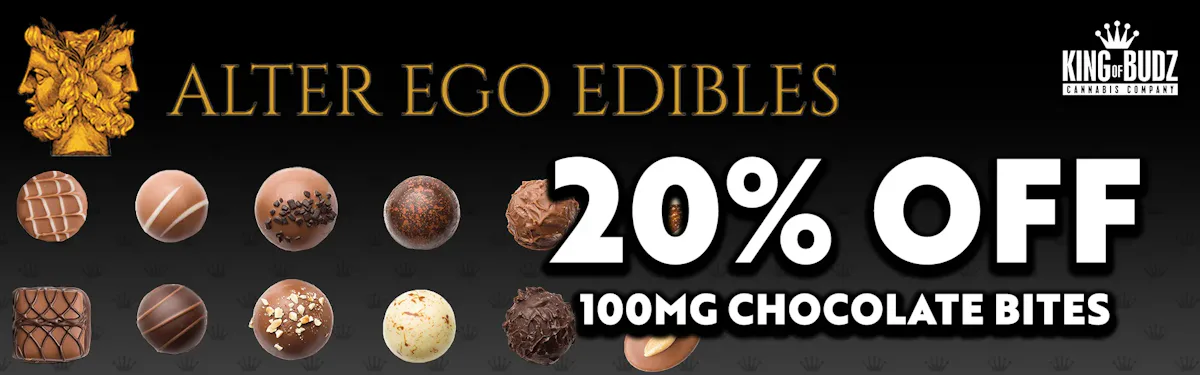Alter Ego - 100mg Chocolate Bites - 20 Percent OFF