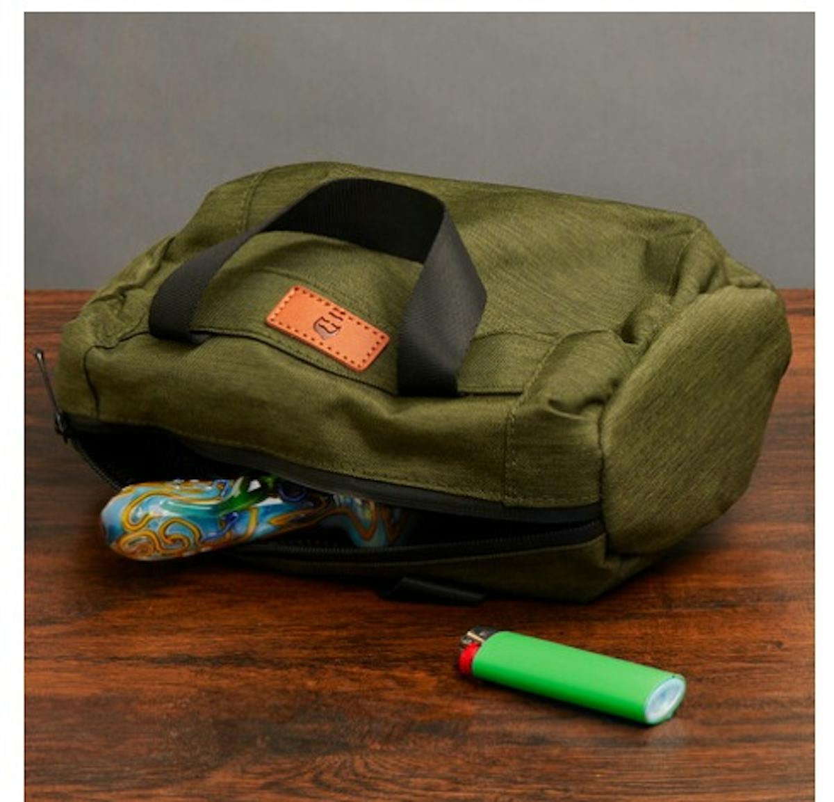 Photo of Rollin Budz Marley Scent Free Bag | Green