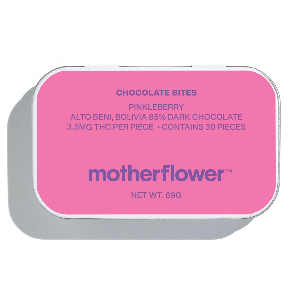 Image of Pinkleberry Chocolate Bites – 100mg THC