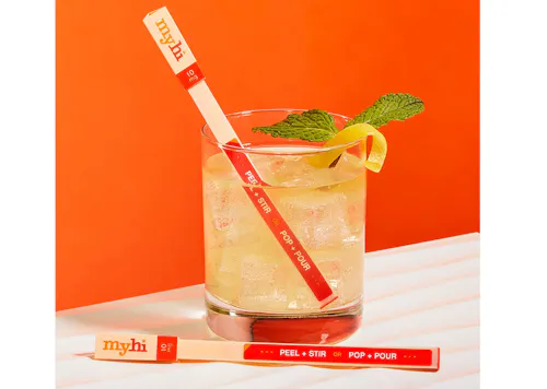 MyHi | Boisterous Berry | THC Infused Drink Mix | 10mg Stir Sticks | 10pk-2