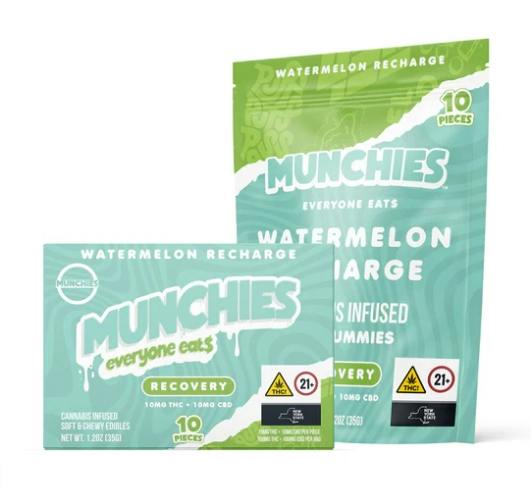 Munchies Edible Gummies Watermelon Recharge Recover