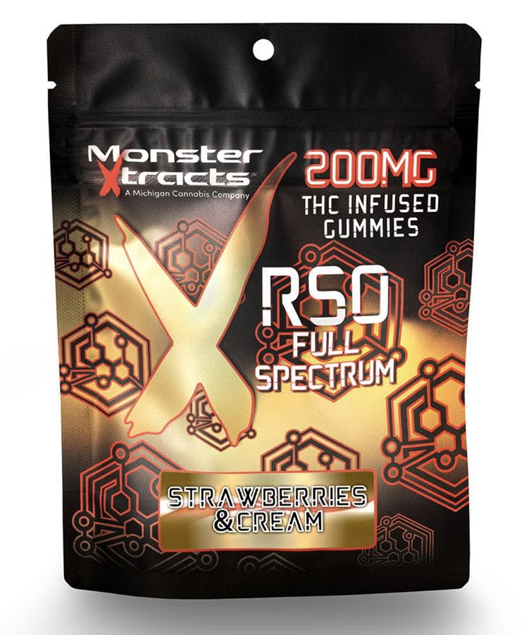 Product: Monster Xtracts | RSO Gummies - Berry Cherry - 200mg