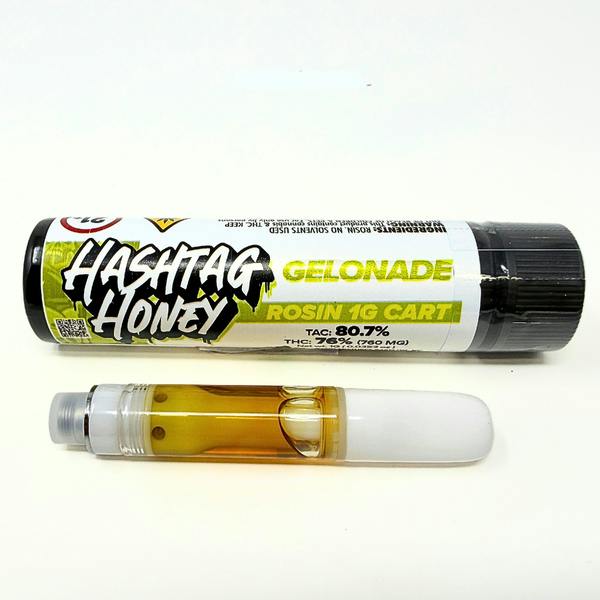 Hashtag Honey | Gelonade 1g Rosin Cart Hashtag Honey