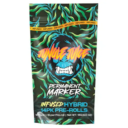 Jungle Juice Permanent Marker 14pk Infused Prerolls Rec-1