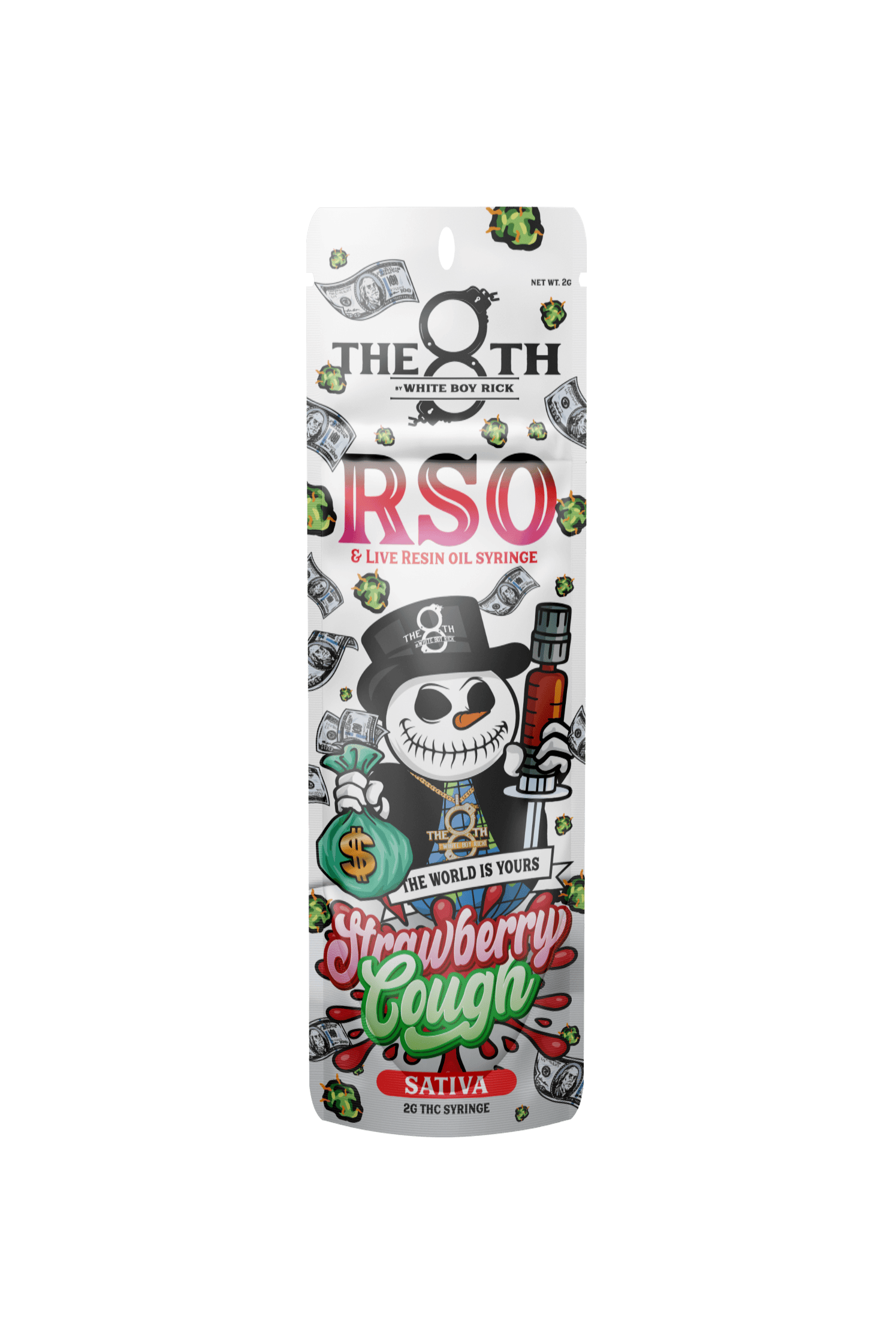 Buy The 8th - 2g RSO/Live Resin Syringe - Strawberry Cough