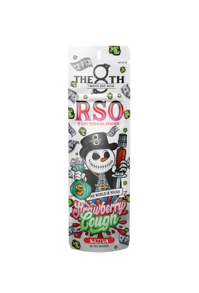 The 8th - 2g RSO/Live Resin Syringe - Strawberry Cough - CONCENTRATES by The 8th at King of Budz