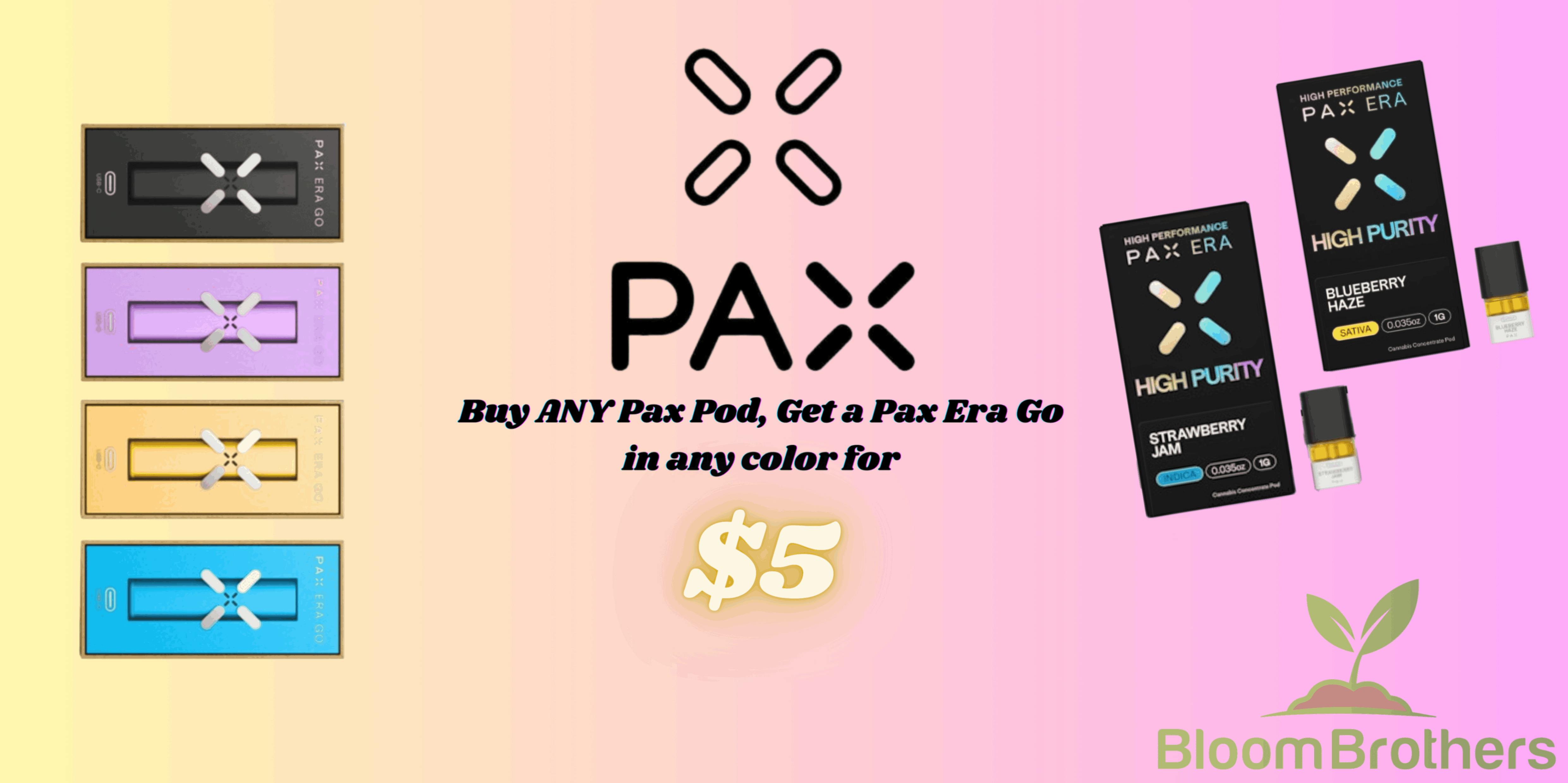 Buy a Pax Pod, Get a $5 Battery