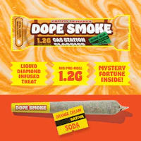 DOPE SMOKE | Orange Cream Soda | Liquid Diamond Infused Joint | 1.2G - product image at King of Budz