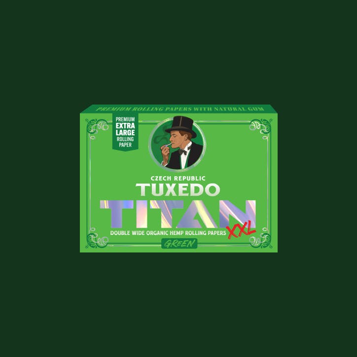Tuxedo Premium Extra Large Green Rolling Paper 33 Leaves