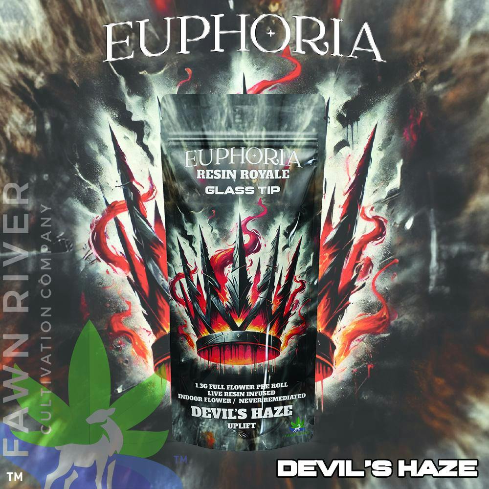 Euphoria - 1.3g Live Resin Infused Preroll - Devils Haze
