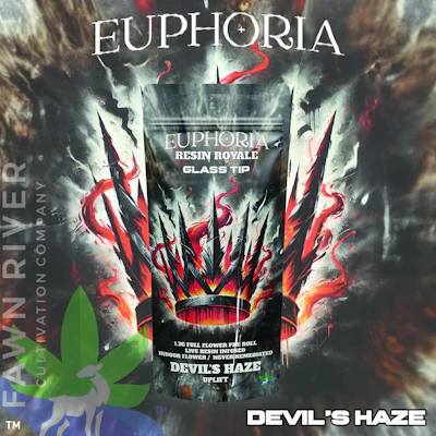 Euphoria - 1.3g Live Resin Infused Preroll - Devils Haze